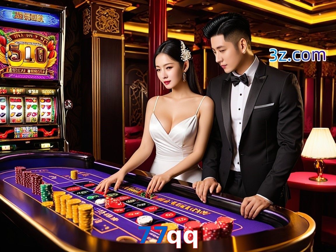 77qq cassino online com mesa de blackjack e dealer